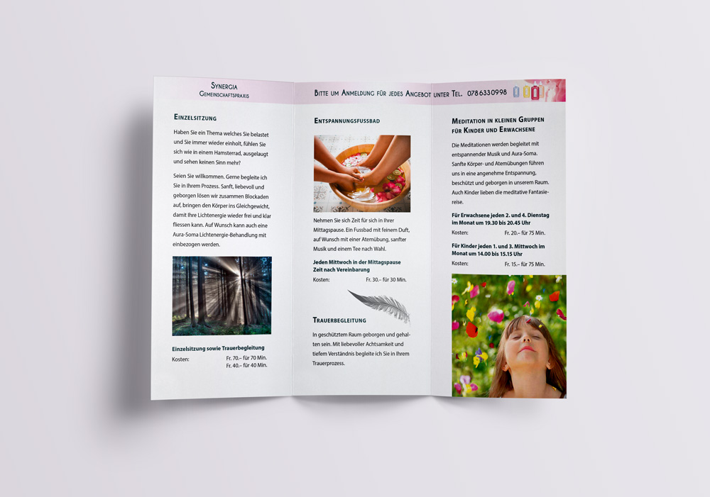 Falzflyer-Mockup Innenseite